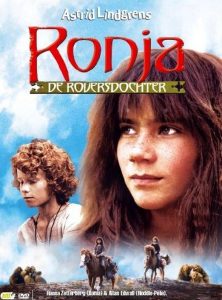 Voorkant van de DVD van de Ronja de Roversdochter film