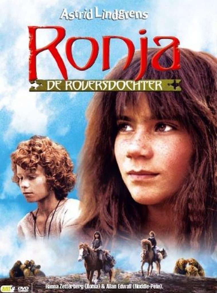 de poster van de Ronja de Roversdochter film uit 1984
