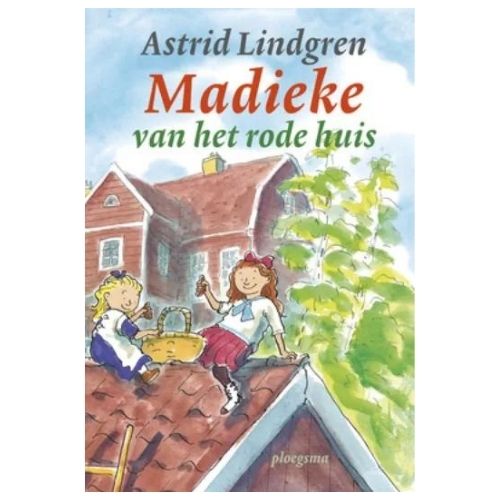 Astrid lindgren boeken: cover van madieke van het rode huis
