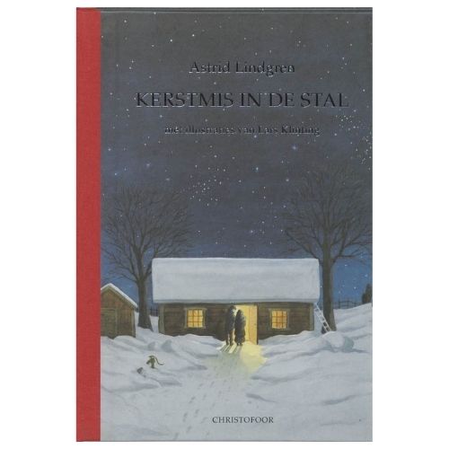 Astrid lindgren boeken: cover van kerstmis in de stal