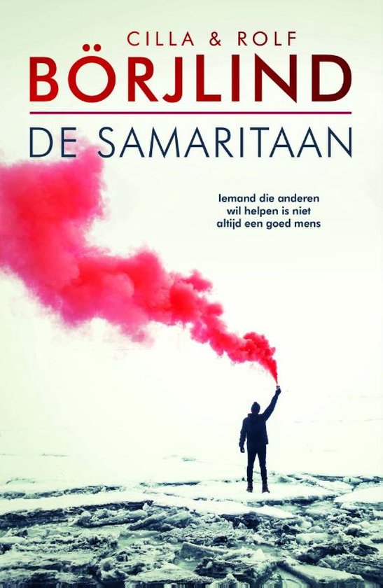 zweedse boeken:  cover van de samaritaan boek