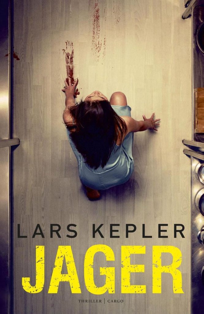 zweedse boeken:  cover van een van de joona linna boeken lars kepler