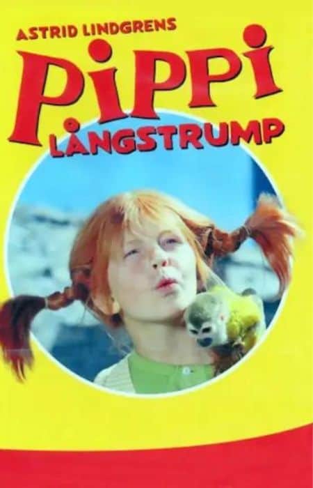 Een poster uit Zweden ter promotie van de Pippi Langkous film en serie