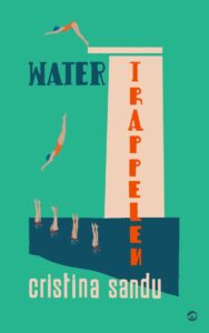 de cover van het boek Watertrappelen van Cristina Sandu