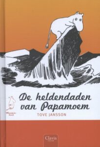 de cover van het boek moemins 4 de heldendaden van papa moem tove jansson