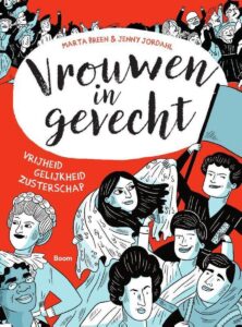 de cover van het boek Vrouwen in gevecht van de noorse non-fictie schrijvers marta breen jenny jordahl