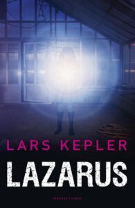 de cover van de scandinavische thriller joona linna 7 lazarus van de zweedse schrijver lars kepler