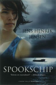 de cover van het boek spookschip van jens henrik jensen