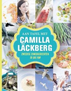 de cover van het aan tafel met camilla lackberg kookboek