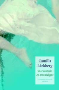 de cover van het boek sneeuwstorm en amandelgeur fjallbacka 5 van camilla lackberg