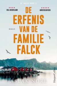 de cover van het boek de falck saga 2 de erfenis van de familie falck van aslak nore