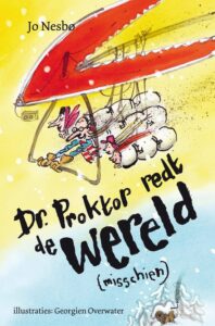 de cover van het boek dr proktor redt de wereld misschien van jo nesbo