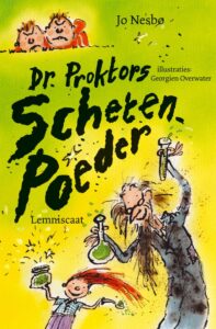 cover van het boek dr proktors schetenpoeder van jo nesbo