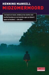 de cover van het boek Wallander 8 midzomermoord van Henning Mankell