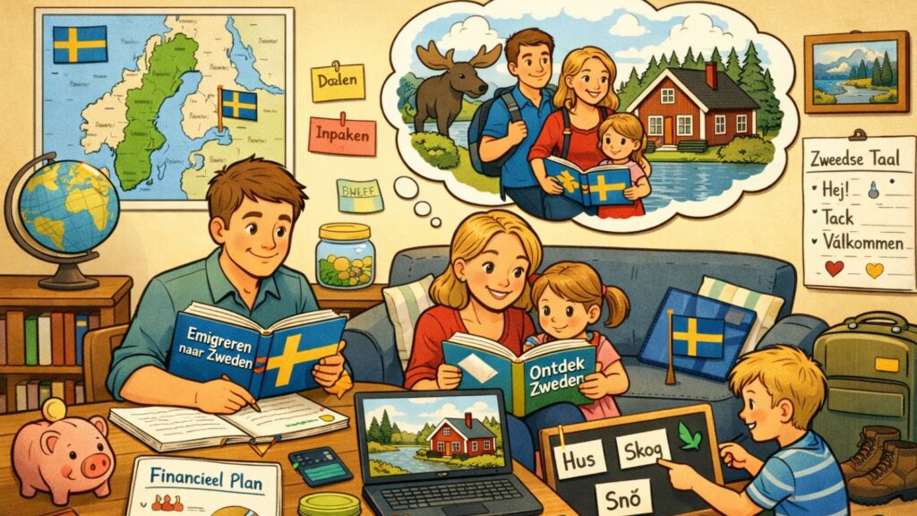 Emigreren naar Zweden stap 1 voorbereiden