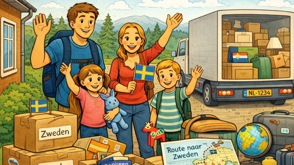Emigreren naar Zweden stap 3 verhuizen naar zweden