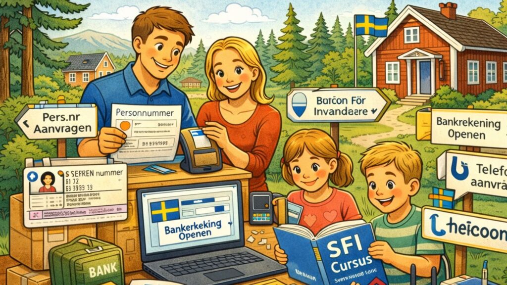 Emigreren naar Zweden stap 4 wonen in zweden