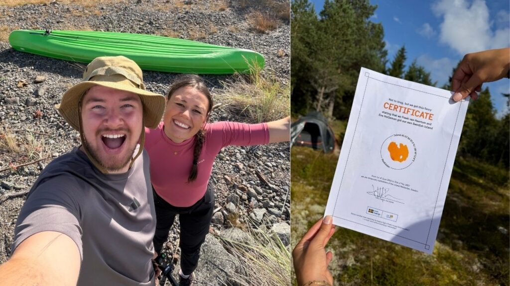 Interview: Zweeds Eilandwinnaars Freek en Eva blikken terug op avontuur – ‘In de mist voelden we ons even Tom Hanks’ freek en eva eilandwinnaars